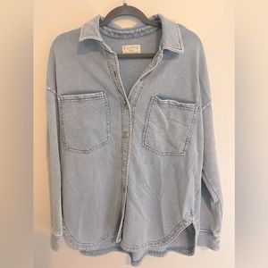 Z SUPPLY Denim Cotton Button Down